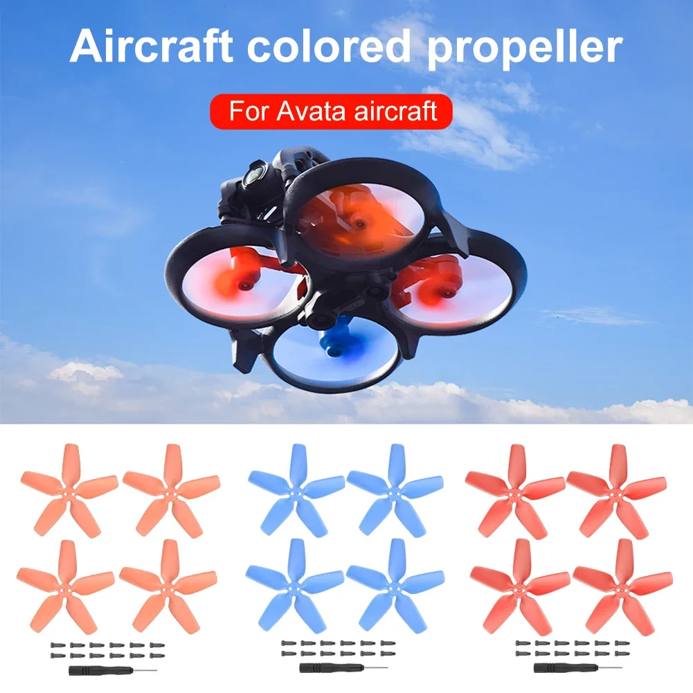 Outdor 4pc For DJI AVATA Propeller Avatar Original Blade Propeller Accessories Traversing Aircraft Drone Accessories drone propeller,drone propellers,drone propeller blades,propeller replacement parts
