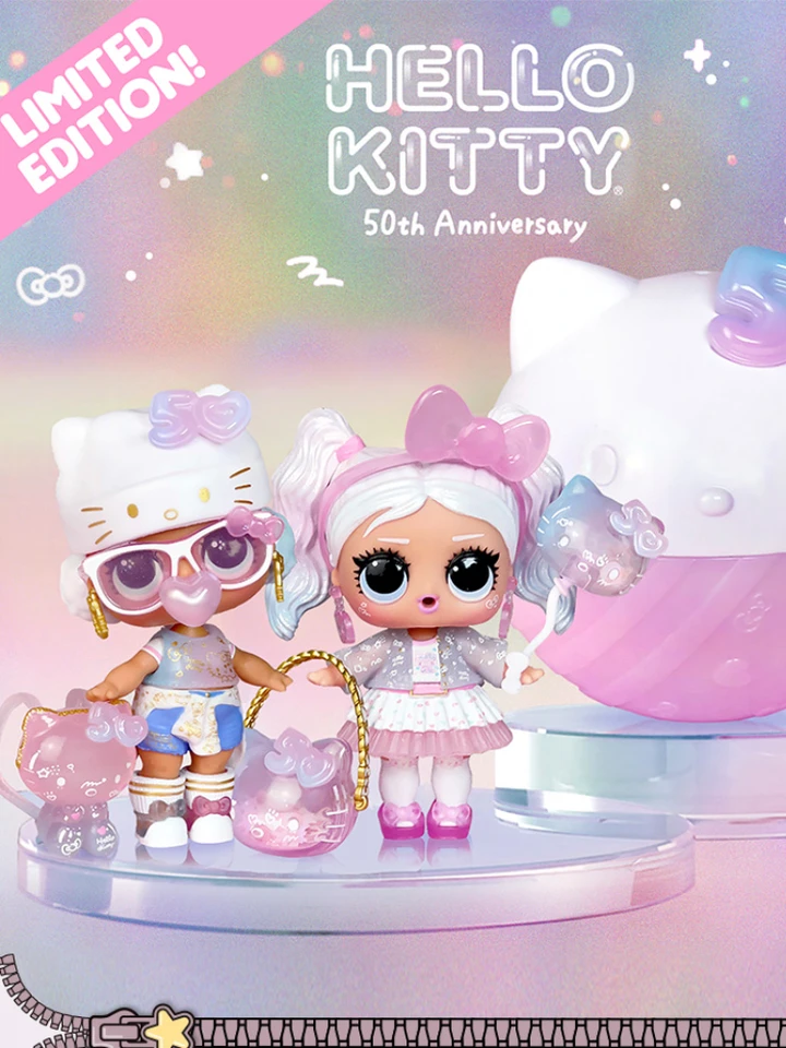 LOL Surprise! Fairies ハローキティ型　50周年　セット Amazon.com: LOL Surprise Hello Kitty Crystal Cutie Doll with