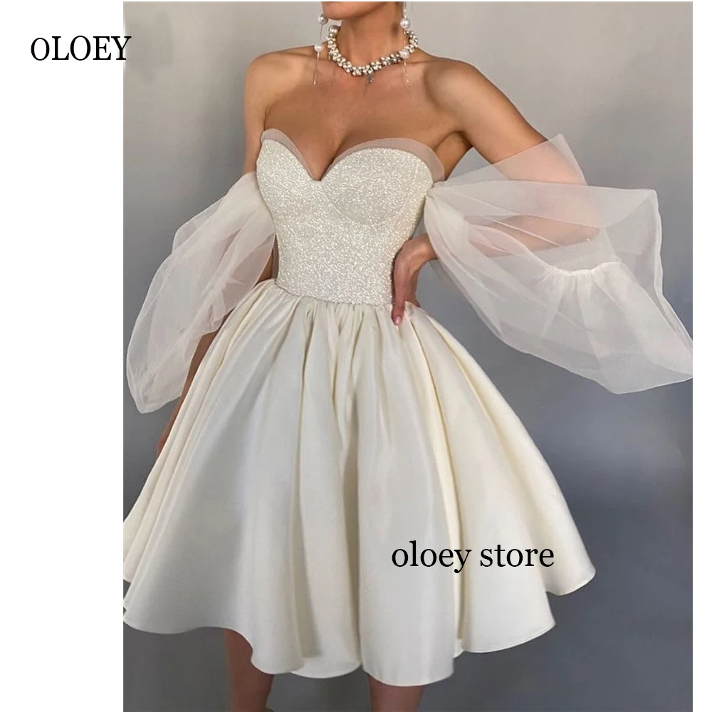 GLITTER SATIN A-LINE GOWN
