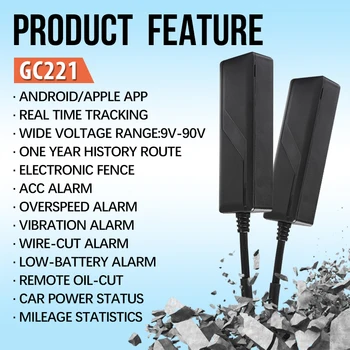 CAR GPS TRACKER GC221 AUTO ALARMA GPS LOCATORE MOTO GPS TRACKER AUTO VELOCITARE GPS TRACKER MINI GPS MOTO