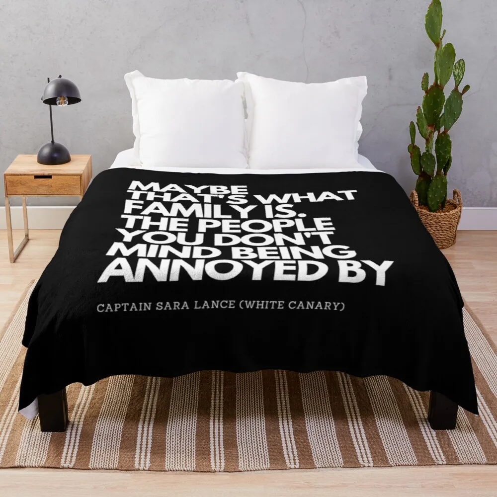 

legends of tomorrow - maybe thats what family isThrow Blanket