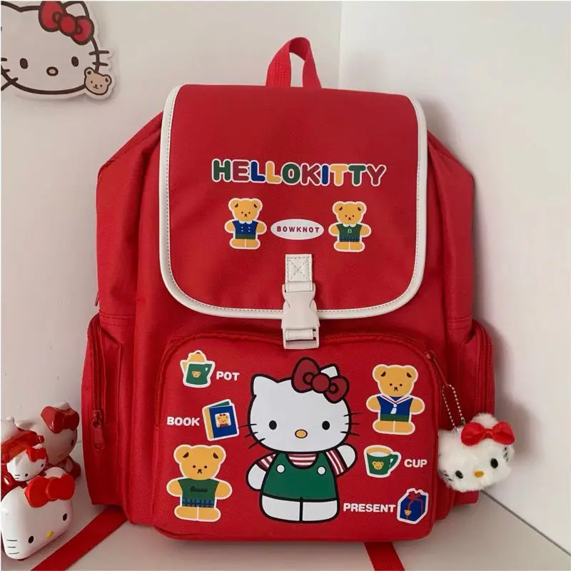 Sanrio hello kitty student school bag boy girl backpack college style