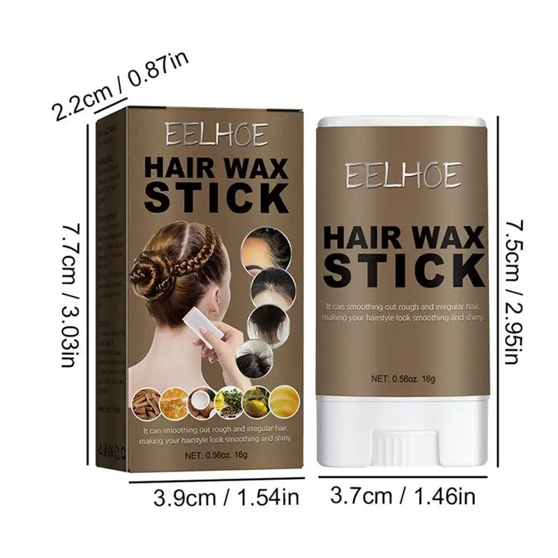  Hair Wax Stick, Wax Stick for Hair, Slick Stick for Hair  Non-greasy Styling Hair Pomade Stick, Strong Hold Makes Hair Look Neat and  Tidy : Beauty & Personal Care