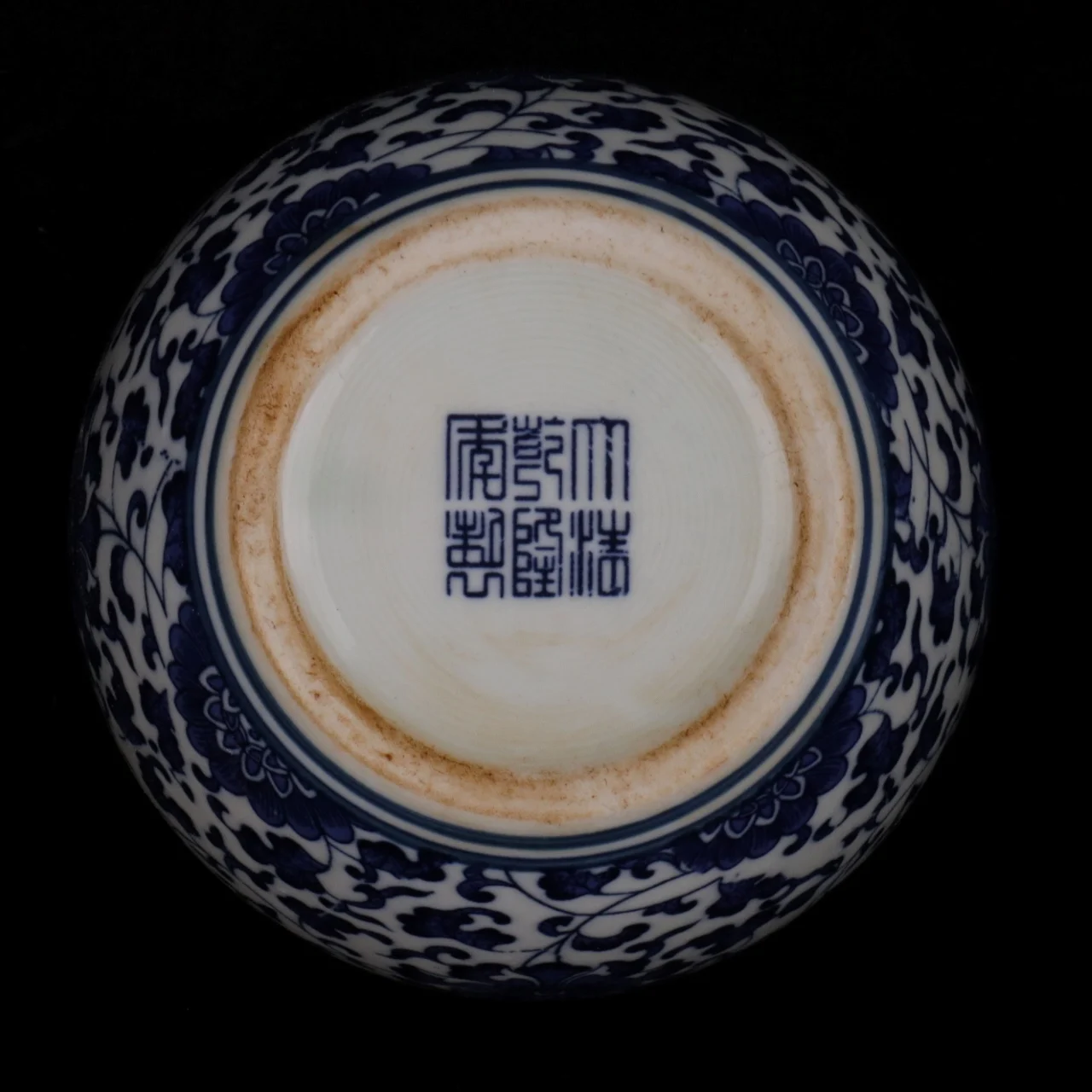 Jingdezhen Blue and White Entangled Branches Lotus Pattern Small Jar Antique Porcelain Home Decoration Ornaments 6