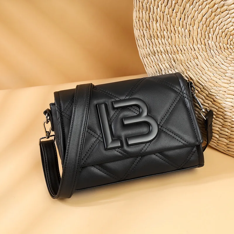 Bimba Y Lola Padded Nylon Crossbody Bag Black