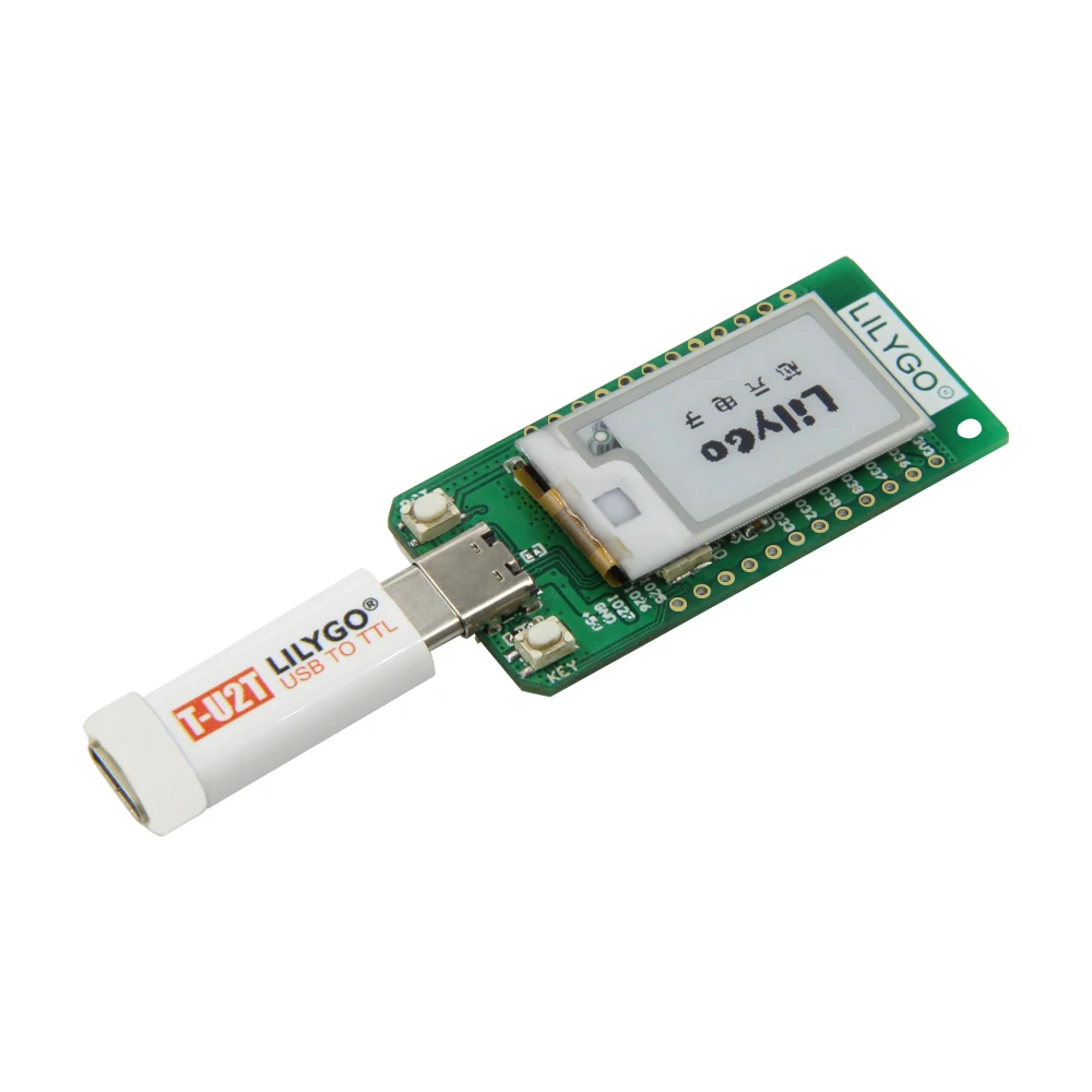 ® T-Dispay E-paper 1.02 inch Adapt to T-U2T USB To TTL Automatic Downloader