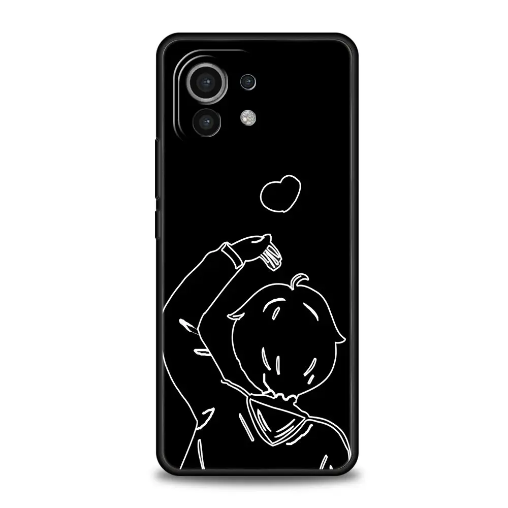 Cartoon Sun and Moon Aesthetic Soft TPU Phone Case Cover