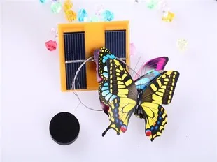 Solar Powered Dancing Flying Butterfly Toys for Garden Landscape Decorative Butterflies Garden Decoration 2