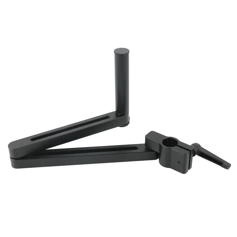 Adjustable Articulating Arm Clamp Microscope Bracket 50mm Ring Holder C Mount Zoom Lens Tripod Solder Video Camera Folding Stand microscope arm stand video microscope stand