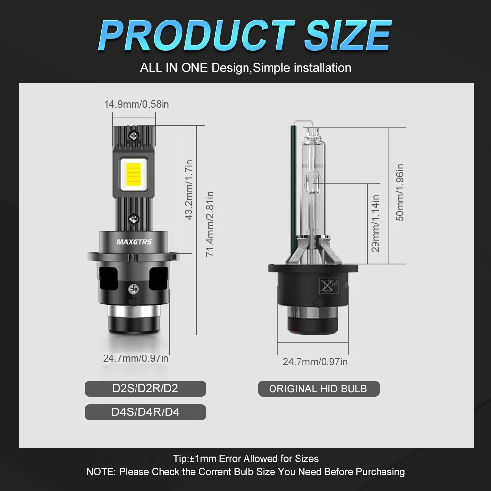 รูปสินค้า หลอดไฟ LED สำหรับรถยนต์ 90W 6000K แสงเย็นคมชัด