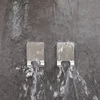 1PCS Bathroom Stainless Steel Punch Free Razor Holder Storage Hook Wall Men Shaving Shaver Shelf Bathroom Razor Rack Wall GY 5