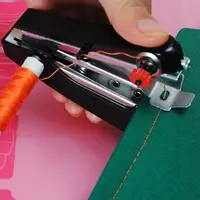 Portable Sewing Machine Small Handheld Multi Sewing Machine Household Simple Needlework Manual Crop Repair Clothes Fabric 2