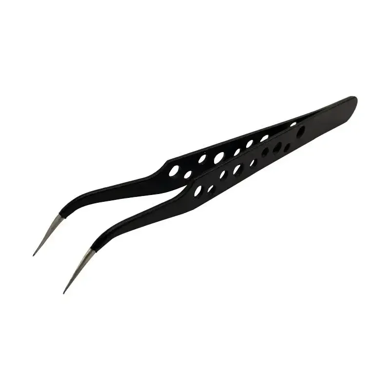 Ustar UA90200 90200E Combo Military Model Making Tool Anti-Static Tweezers Straight Elbow Model Building Tools DIY