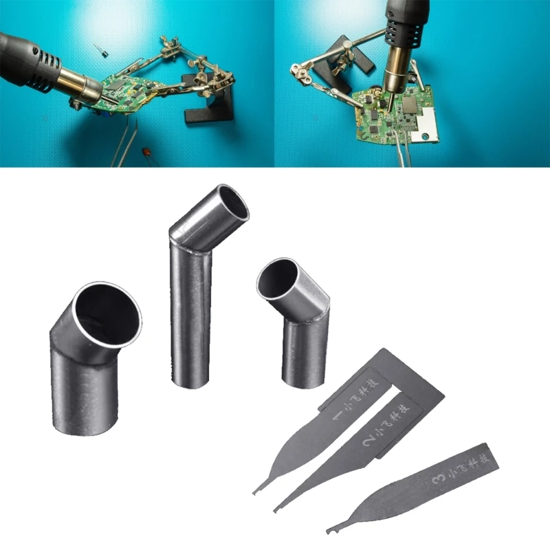 

Versatile Hot Guns Nozzle for Microscope Repair Suitable for Electronic Repair Centers Home Maintenance DIY Project