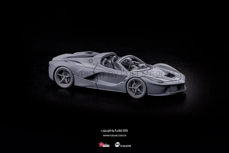 Fuelme×TOC 1/64 ラフェラーリ　アペルタ　グレー　世界限定299台 TOC X FuelMe 1:64 LaFe F1 Red limited299 Resin Model Car