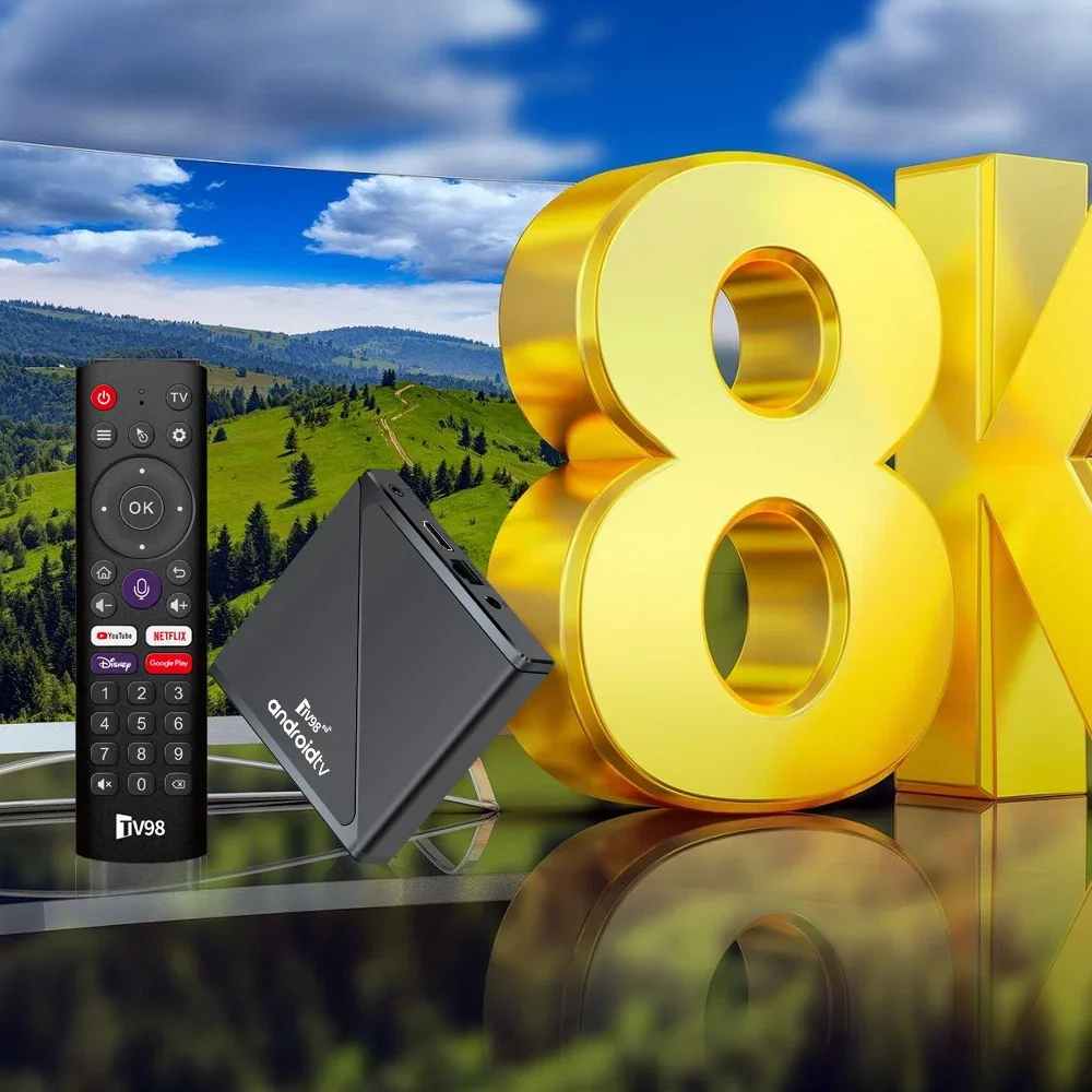 Boitier Android TV 2025, 2Go RAM 16Go ROM, S905L3 4K Android