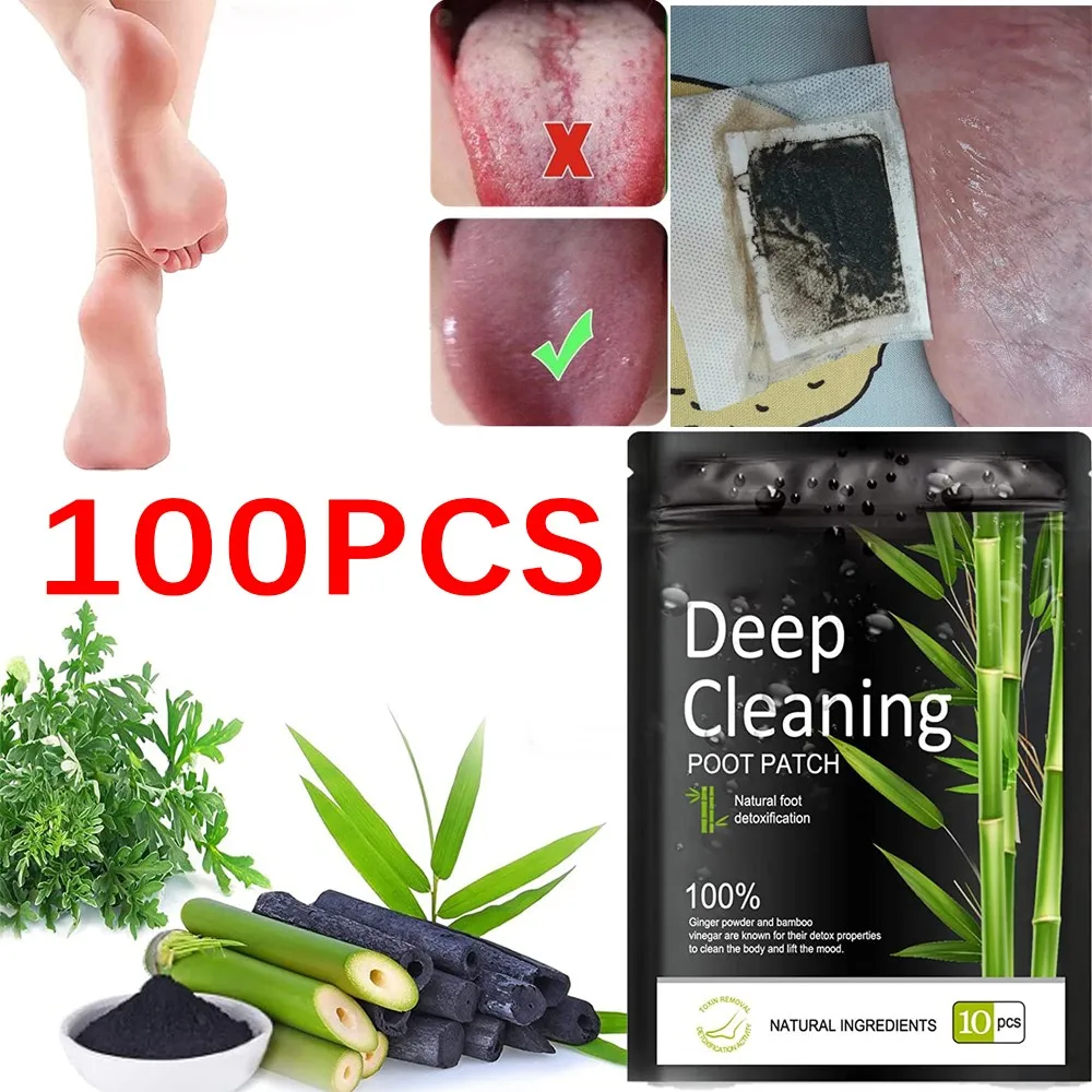 Wonder Patch Detox Foot Patches Pads Natural Herbal Stress Relief Feet Body Toxins Detoxification Cleansing Pad Health Care Hot