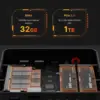 P4 Light Gaming Mini PC Ryzen 7 5700U 32GB RAM 1TB SSD Winodws 11 Pro Triple 4K 60HZ Displays Desktop Computers, Support PS3 4
