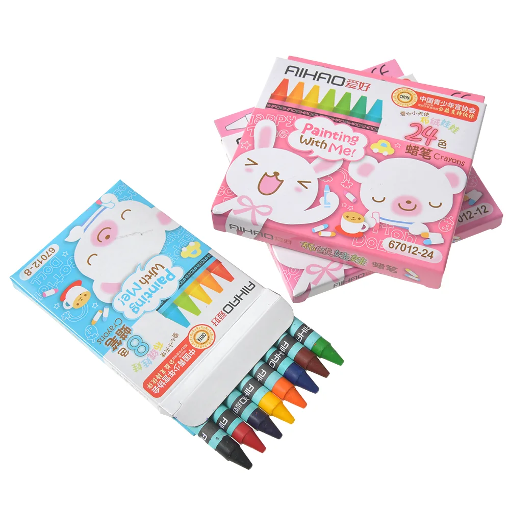 8/12/24 Colors Crayons Creative Cartoon Drawing Non-Toxic Oil