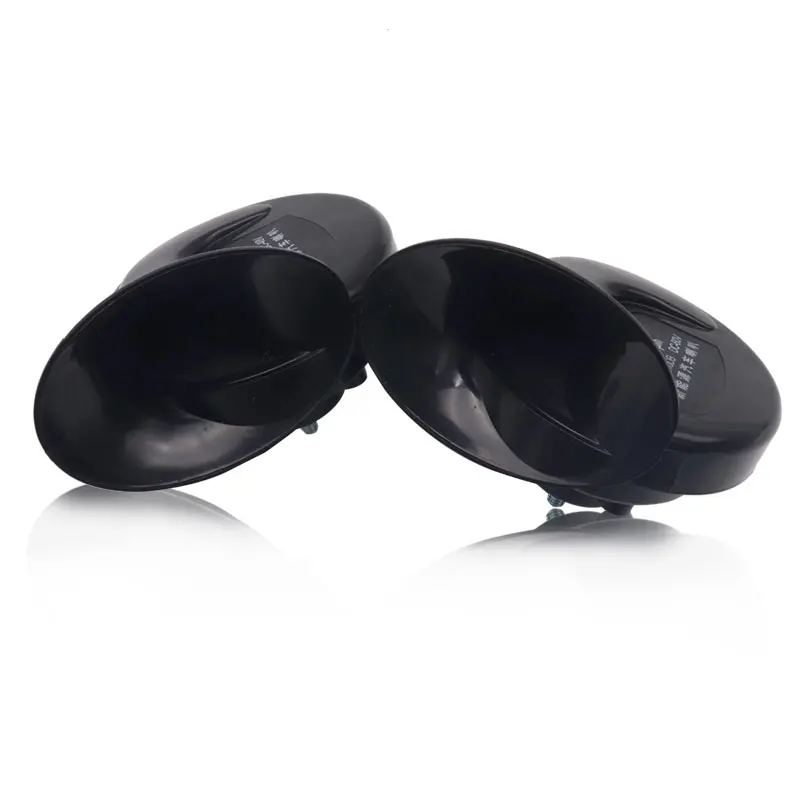 12V 48V 60V Motorcycle Waterproof snail horn Super sound monophonic Scooters Motorcycle accessories electric moped horn Black motorcycle electric horn scooter horn