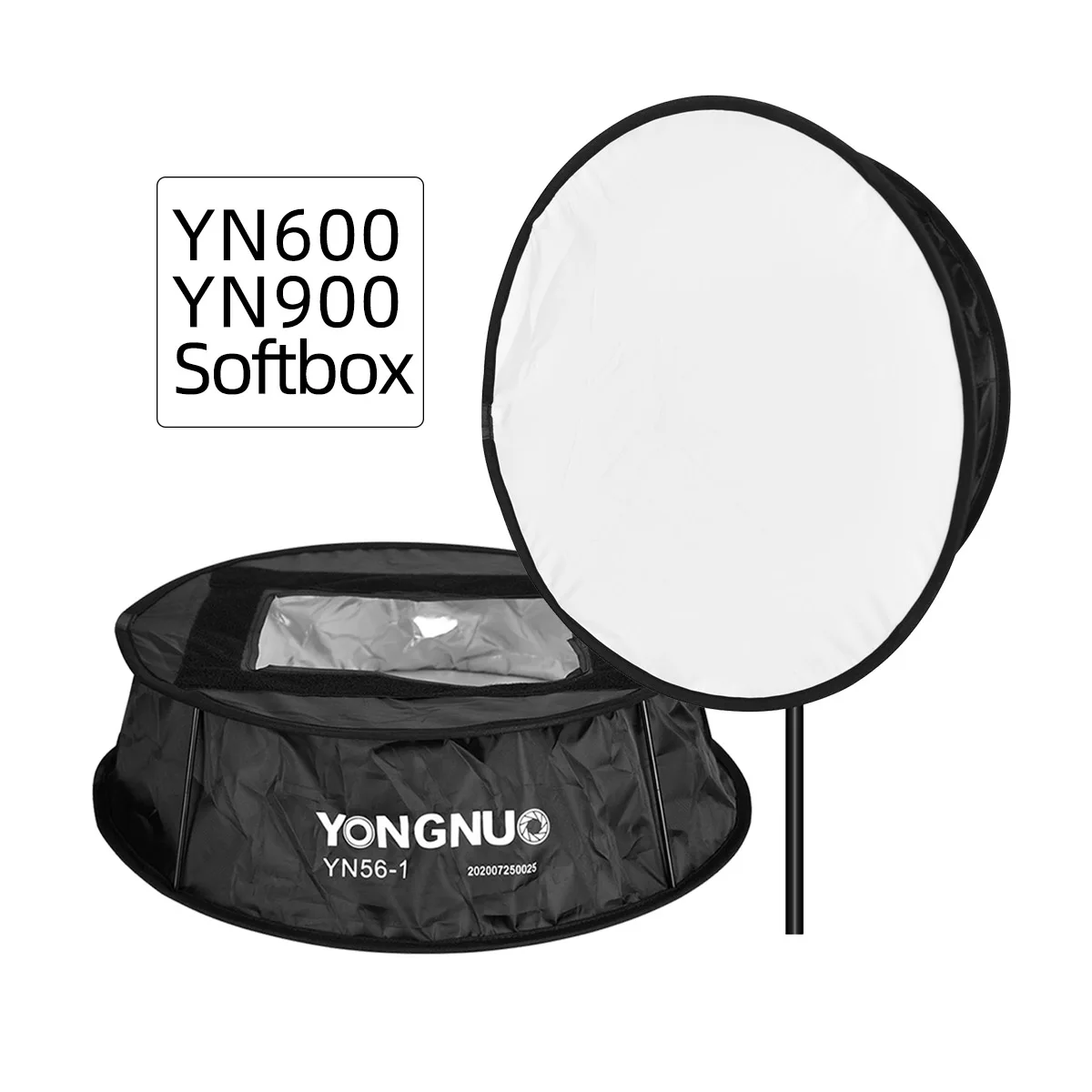 Yongnuo Softbox Diffusore Per Yongnuo Yn600 Yn600Ii Yn900 Led Video Pannello Luminoso Pieghevole Filtro Morbido