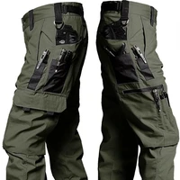 Wear Resistant Work Pant Man Multi-pocket Straight Cargo Trousers Outdoor Jogging Tactical Pants Spring Autumn Casual Trousers 2