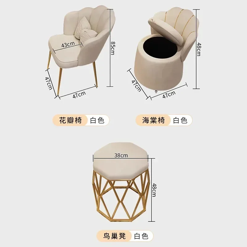 중국 조명 거울 보관용 목재 서랍, 화장대 책상, 럭셔리 다기능 서랍, 드레싱 테이블, 현대 소녀 침실 가구