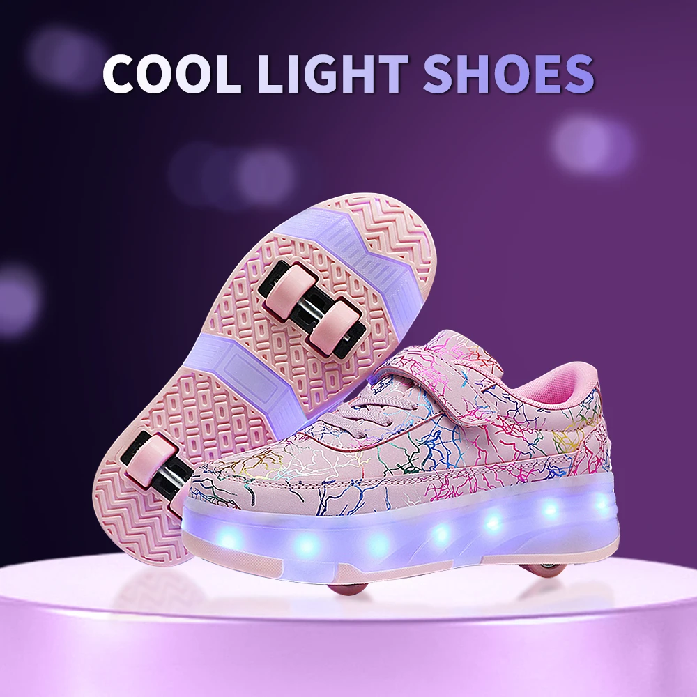 Wheel Dual-Use Roller Skates With Detachable Wheels,Sneakers