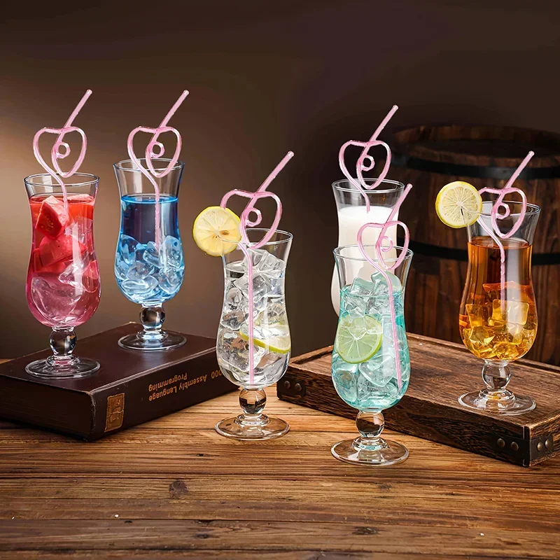 5/10/15pcs-Bridal Shower Straws Love Heart Drinking Straw Bride To Be Wedding Decoration Bachelorette Party Team Bride Gift
