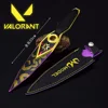 Valorant Weapon 22cm Champions 2023 Kunai Purple Edge Game Peripheral Metal Ninja Agents Samurai Sword Weapon Model Toys Boys 1