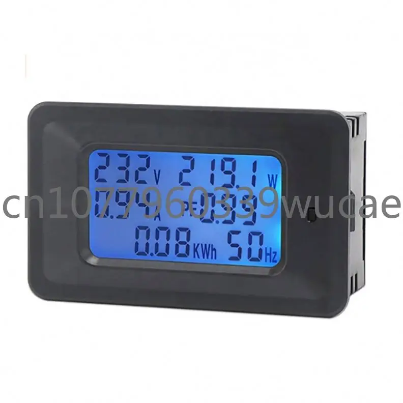 

AC Power Meter Digital Multimeter AC 80-260V 20A Voltage Ammeter Amperage Volt Current Power Factor Energy Frequency Tester