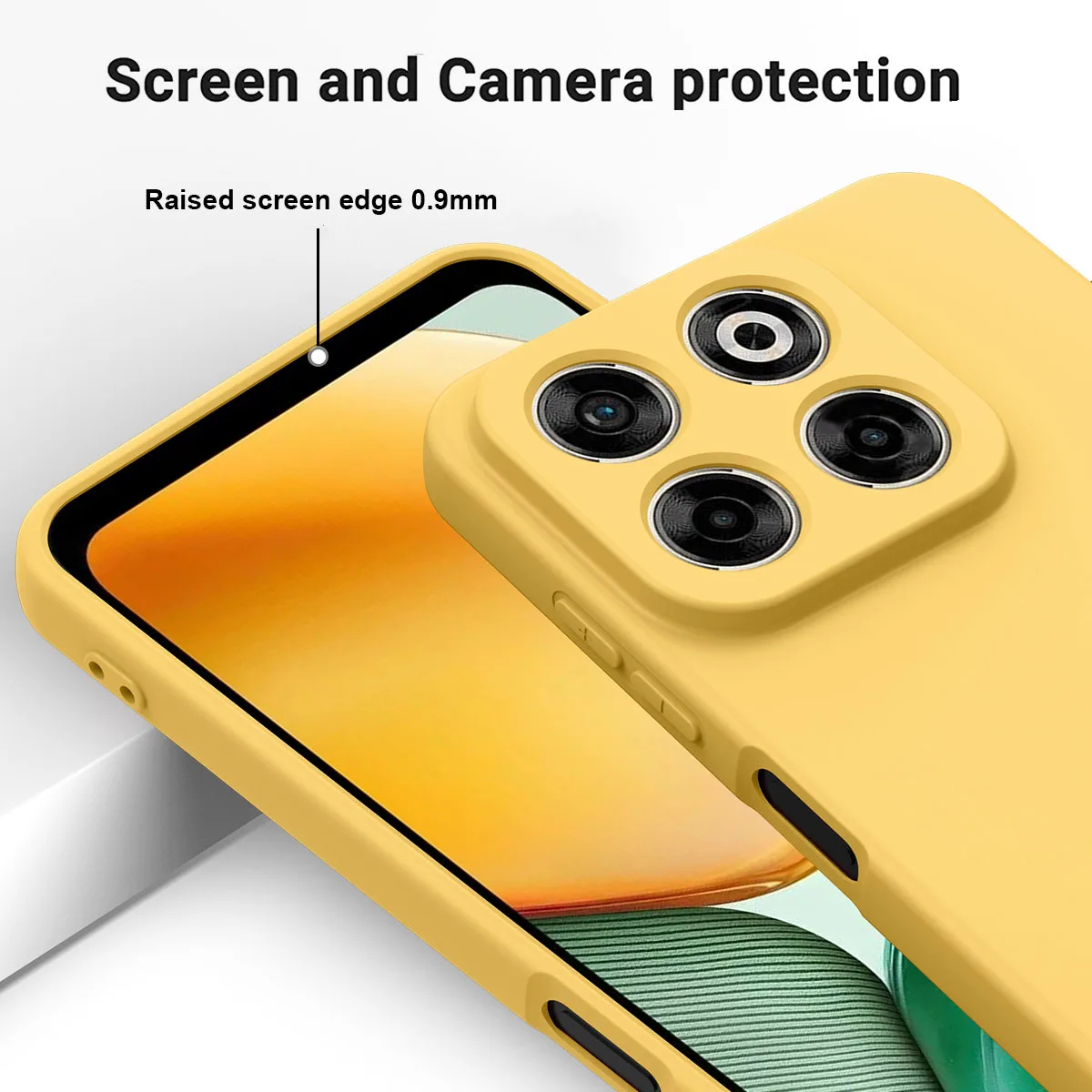 Ultra-Thin Silicone Anti-Fall Case with Soft Skin-Feel and Shockproof Bumper