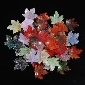 Lampwork Maple Leaf Beads 1