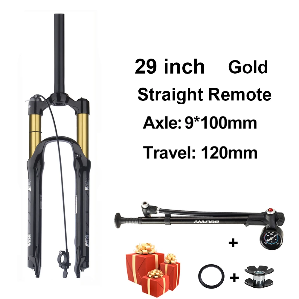 ボルニー-エアおよびオイルバイクフォーク、エアポンプ付き