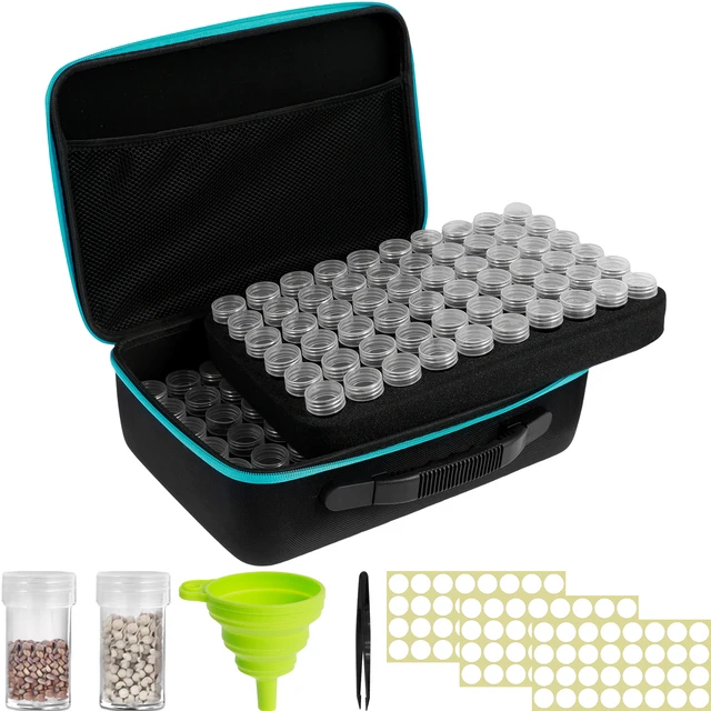 Organizzatore Per Semi Da 30 Slot Con Etichette - Portatile Per Semi, Perline E Hobby - Foto 5