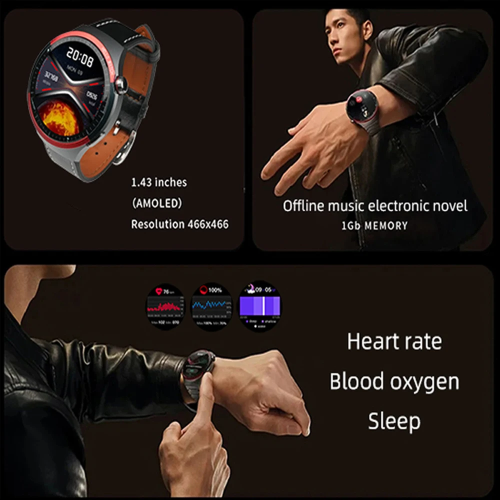 Watch 4 Pro Ʈ ġ  Ʈ ġ, ȵ̵, IOS, Watch 4 Pro, 2024, 1GB ޸,  ,  ȭ, ǰ 