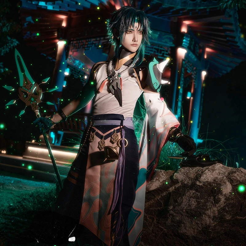 ߰ſ  Genshin Impact Xiao cosplay suit ҷ īϹ Ƽ ̺Ʈ ִϸ̼  COS ũ 