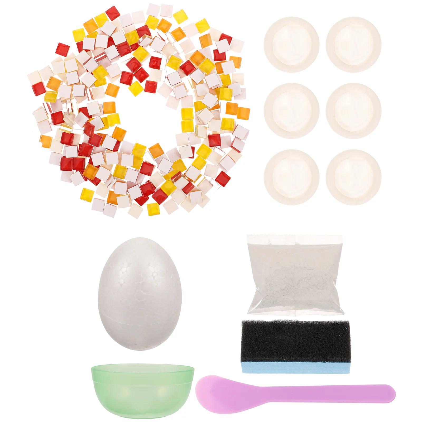 

Easter Eggs Creativity Festival Ornament Ornaments Red and Yellow Reeses DIY Crafts Glass Blank for