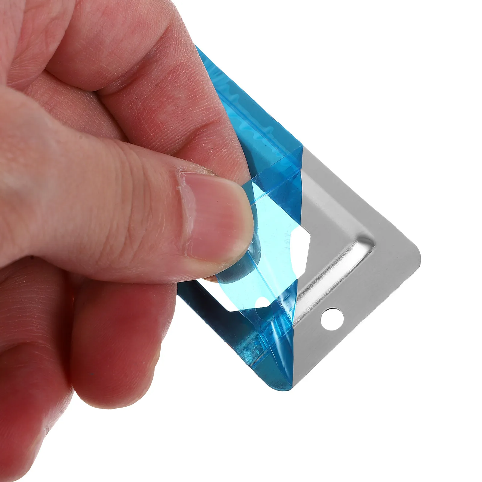 50개 스테인리스 스틸 라벨 홀더 금속 서랍 캐비닛 태그 프레임 파일 선물 보석 상자 사무실 가정용 보관용