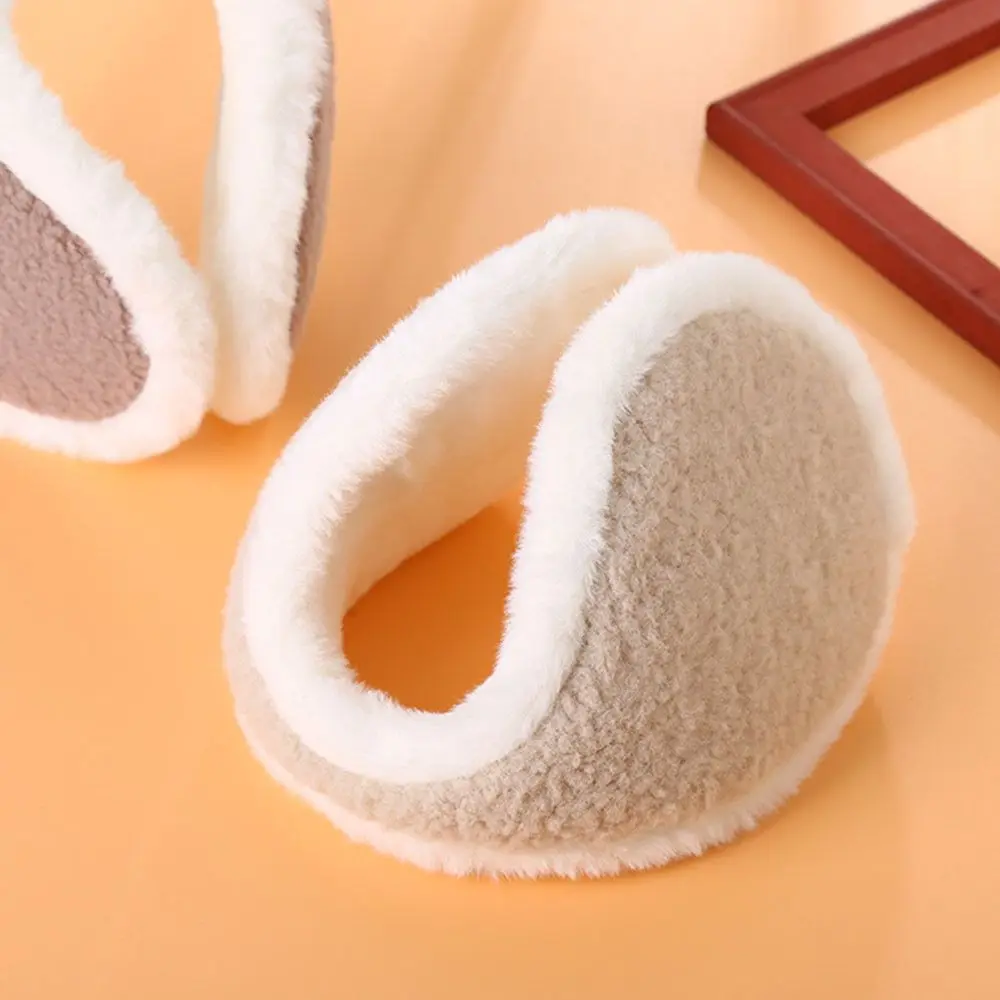 

New Keep Warm Cold Protection Plush Fold Earmuffs Rear-wearing Earmuffs Winter Warm Earmuffs