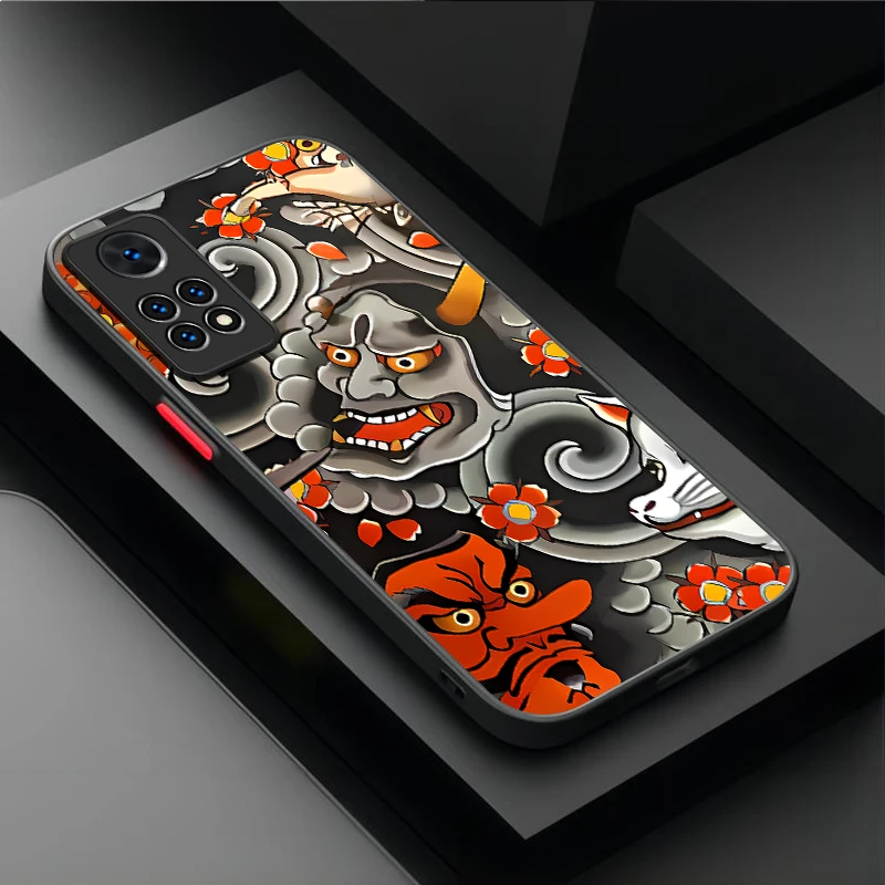 Ukiyo-e Samurai Sea Wave Design Phone Case