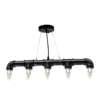 Chandelier Pendant Lamp Ceiling Light Fixture Water Pipe Shaped Lighting Fixture Home Restaurant Bar Decoration 5