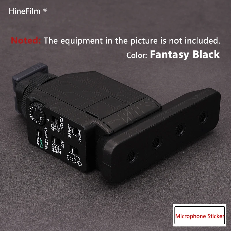 ECM-B10 용 Hinefilm 스킨 ecm B10 마이크 프리미엄 스티커 ECMB10 스킨 용 마이크 데칼 스킨 랩 커버