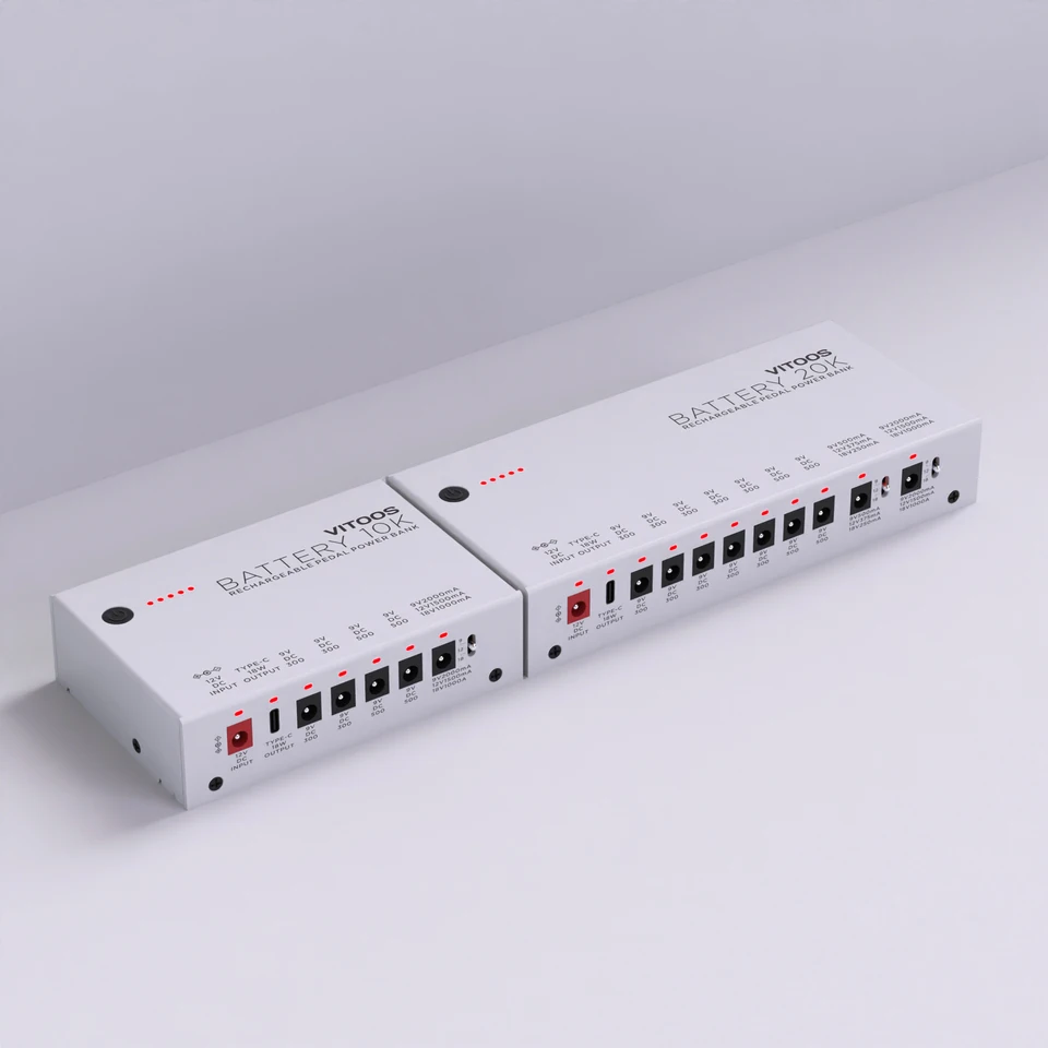 VITOOS BATTERY 20K Lithium battery effect pedal power supply