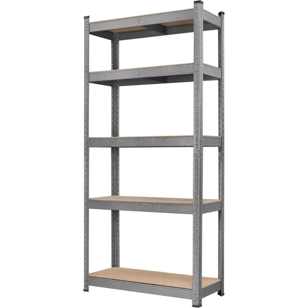 

BuxWellBang 5-Shelf Heavy Duty Shelving - Adjustable Garage Storage Shelves