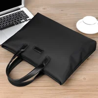 Multiple Pockets Handbag Portable Large Capacity Shoulder Bag Multi-Functional Business Briefcase for Business & Casual Use
