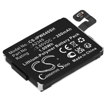Batteria per smartwatch 3,85 V 260 mAh A2345 per Apple Watch Series S6 40 mm, 300 mAh A2327 per Apple Watch Series S6 44 mm