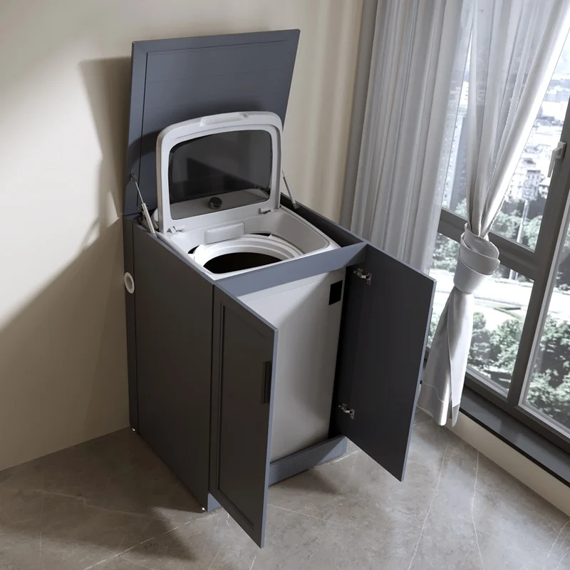 Flip pulsator washing machine cabinet combination outdoor laundry cabinet significant other hand washbasin integrated waterproof