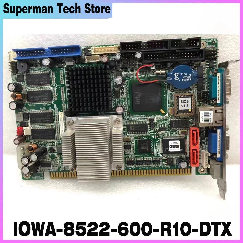 IOWA-8522-600-R10-DTX 산업용 컴퓨터 마더보드, 내장형 3 개의 광섬유 절단 마더보드 IOWA-8522-600-R10