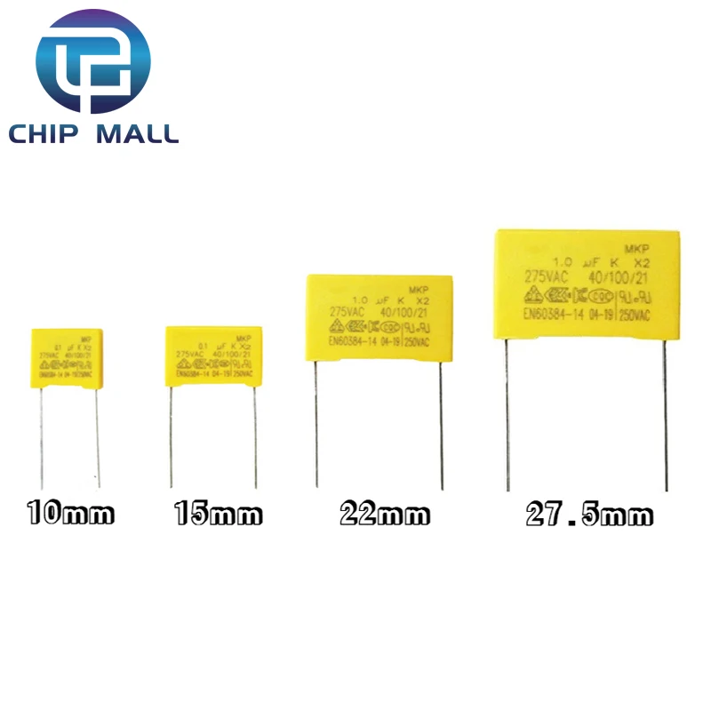 3 Condensatori Di Sicurezza X2 275V 0.12uF – Per Elettronica E Riparazioni - 3